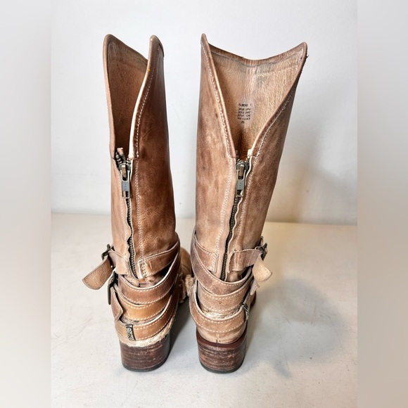 Freebird By Steven Women’s Drove Sz 6 Leather Distressed Brown Boots Western - Picture 6 of 9